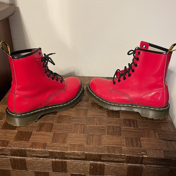 Doc Martens Cherry Red 1460L Size 6 - Picture 6 of 11